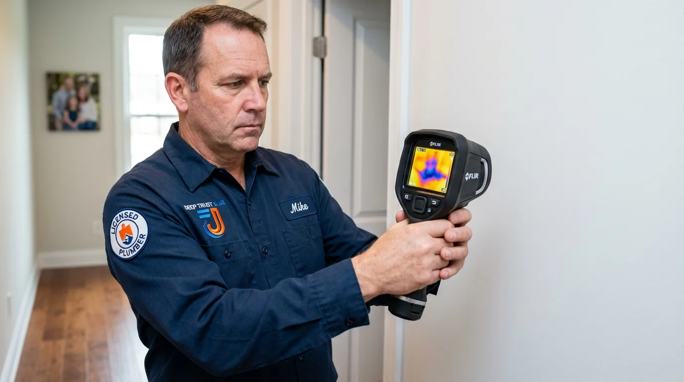 Thermal imaging leak detection by Johns Plumbing LLC in Sausalito